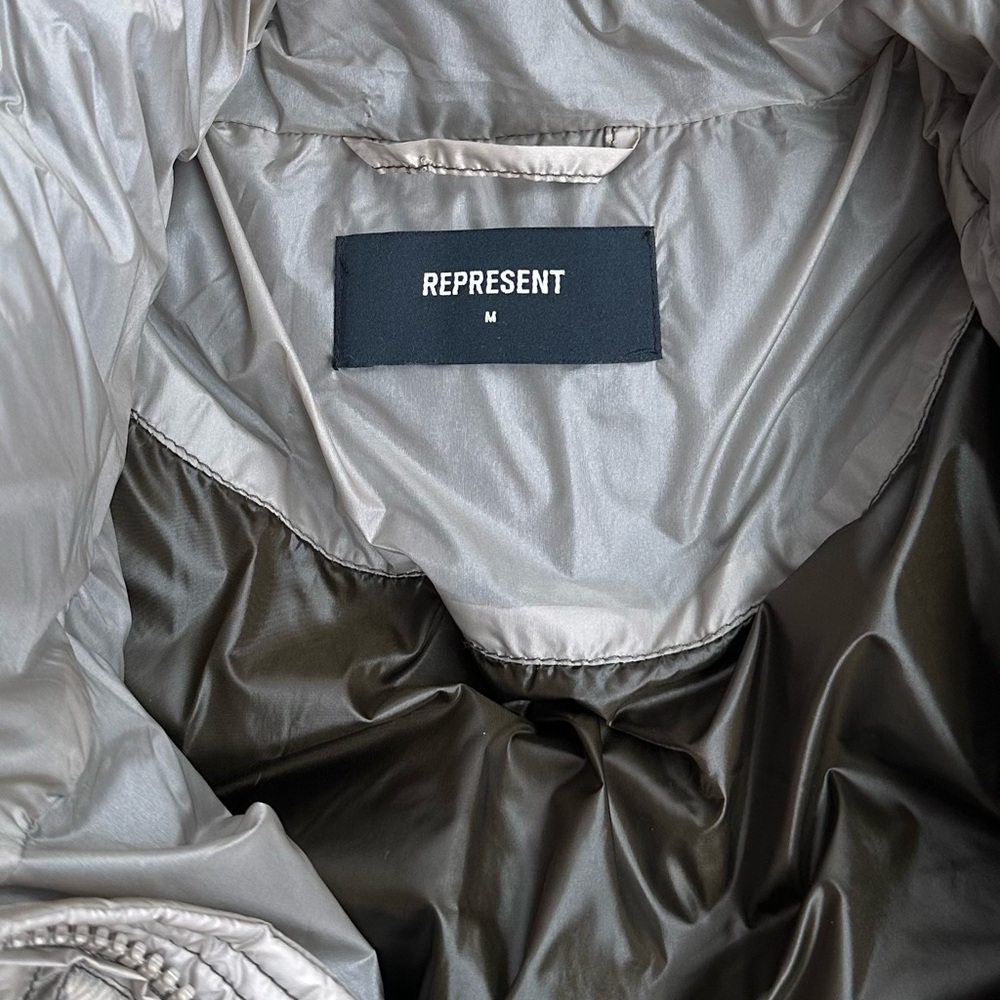 Represent Washed Puffer Down Jacket - image 4